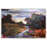 Colorful Wilderness VI - High Resolution Giclee Printed Canvas Framed in Contemporary Clear Acrylic Frame